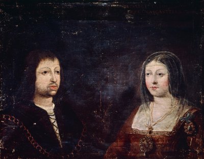 Ferdinand II of Aragon and Isabella I of Castile by Spanish School